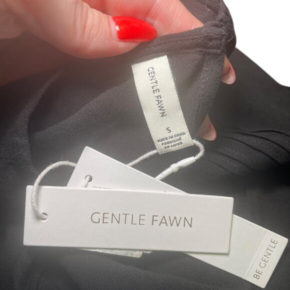 Gentle Fawn Mariella Black Midi Dress NWT Size Small - Picture 7 of 7